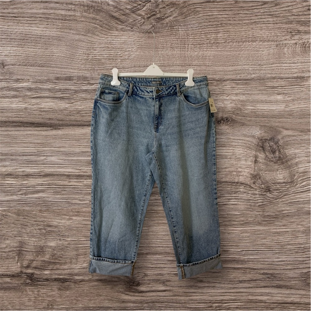 Falls Creek Light Blue cuffed Denim Jeans